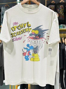 1994 Itchy  Scratchy The Meat Grinder T-Shirt